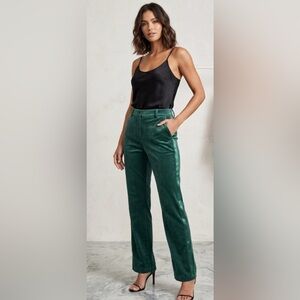 Avec Les Filles Velvet Tuxedo Pants